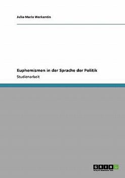 Paperback Euphemismen in der Sprache der Politik [German] Book