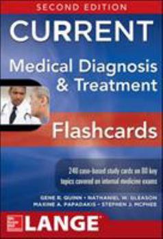 Paperback Current Medical Diagnosis and Treatment Flashcards, 2e Book