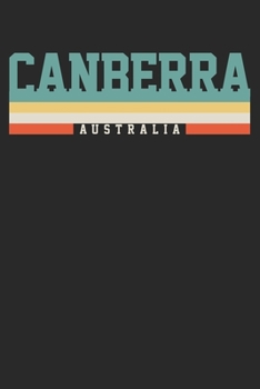 Notebook: Canberra Australia Dot Grid 6x9 120 Pages