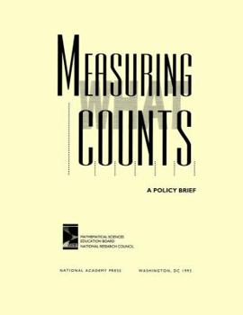 Paperback Measuring What Counts: A Policy Brief Book