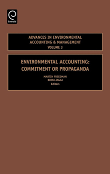 Hardcover Environmental Accounting: Commitment or Propaganda Book