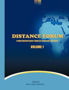 Paperback Distance Forum: A Multidisciplinary Book of Scholarly Articles Book