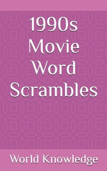Paperback 1990s Movie Word Scrambles Book