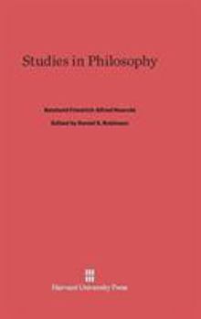 Studies in Philosophy (Essay index reprint series)