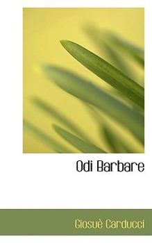 Paperback Odi Barbare Book