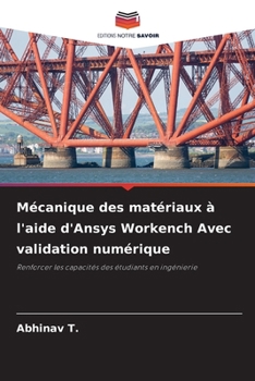 Paperback Mécanique des matériaux à l'aide d'Ansys Workench Avec validation numérique [French] Book