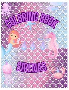 Paperback Coloring Book sirenas Book