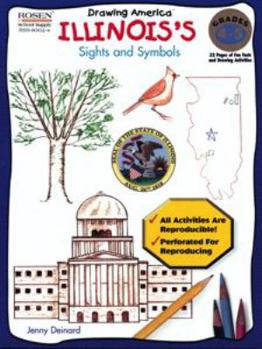 Library Binding How to Draw Illinois' Sights and Symbols Book