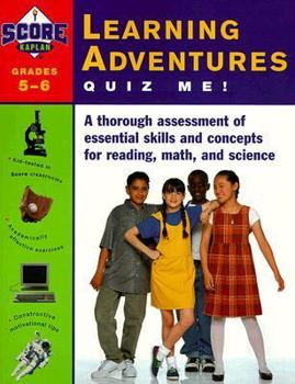 Paperback Kaplan Learning Adventures Quiz Me: Grades 5-6 Book
