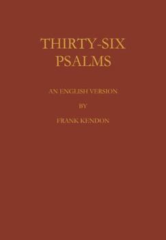 Paperback Thirty Six Psalms Book