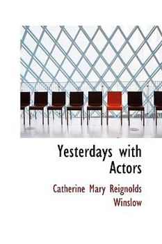 Hardcover Yesterdays with Actors Book