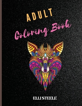 Paperback Adult Coloring Book: A Whimsical Adult Coloring Book Mandala and Animals Designs Stress Relieving Book