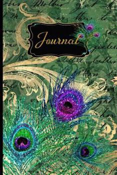 Paperback Journal: 6x9 120 Page Lined Journal Peacock (Peacock Journals Volume 4) Book