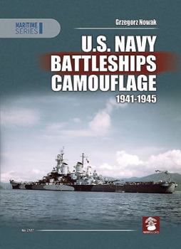 Hardcover U.S. Navy Battleships Camouflage 1941-1945 Book