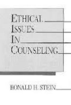 Hardcover Ethical Issues in Counseling Book