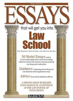 Paperback Essays That Will Get You Into Law School Book