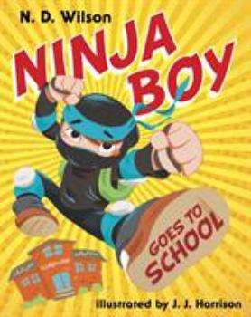 Hardcover Ninja Boy Goes to School Book