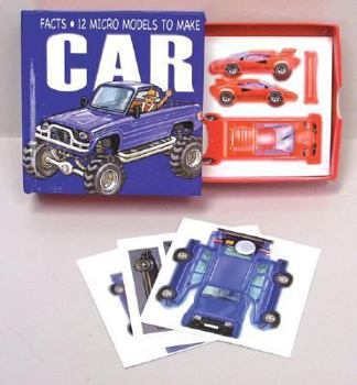 Hardcover Micro Models: Car [With Boardbook and Featuring Easy-To-Make Cardboard Model and Glue Stick] Book