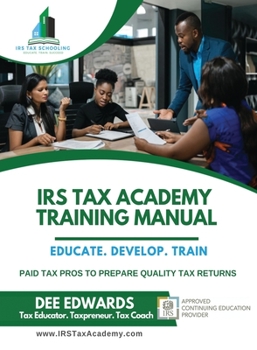 Paperback IRS Tax Academy Training Manual Book