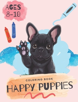 Paperback Happy Puppies: coloring book