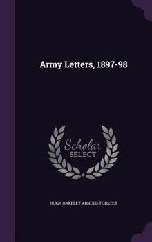 Hardcover Army Letters, 1897-98 Book