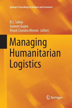Paperback Managing Humanitarian Logistics Book