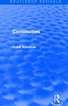 Continuities, - Book  of the Routledge Revivals