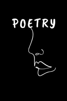 Poetry: Blank Dot Grid Journal - Black & White Face