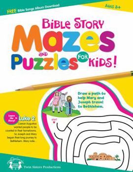 Paperback Bible Story Mazes Puzzle Book