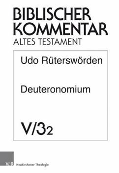 Paperback Deuteronomium: 2. Lieferung (Dtn 13,1-19) [German] Book