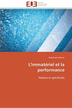 Paperback L'immatériel et la performance [French] Book