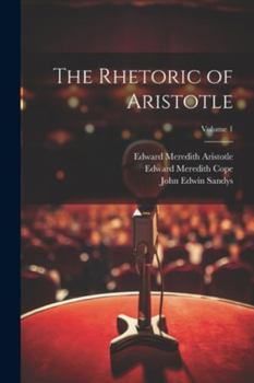 Paperback The Rhetoric of Aristotle; Volume 1 [Greek] Book