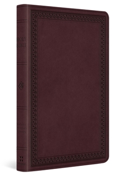 Imitation Leather ESV Large Print Value Thinline Bible (Trutone, Mahogany, Border Design) Book