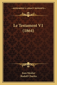 Paperback Le Testament V1 (1864) [French] Book