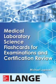 Hardcover Medical Laboratory Science Flash Cards for Examinations and Certification Review Book
