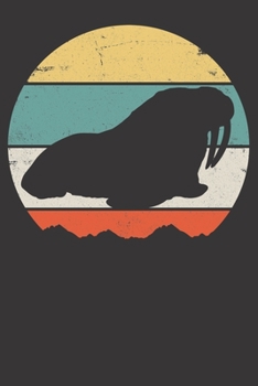 Notebook: Walrus Dot Grid 6x9 120 Pages