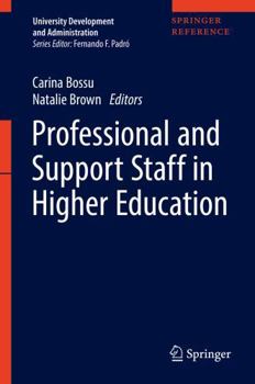 Hardcover Professional and Support Staff in Higher Education [With eBook] Book