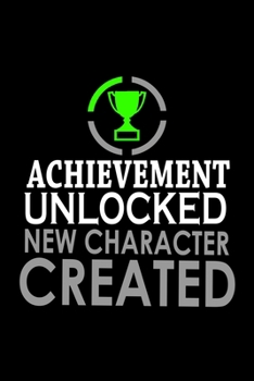 Achievement Unlocked New Character Created: Food Journal | Track Your Meals | Eat Clean And Fit | Breakfast Lunch Diner Snacks | Time Items Serving ... | 110  Pages | 6 X 9 In | 15.24 X 22.86 Cm