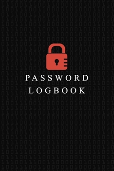 Paperback Password Logbook: Password Keeper Logbook with Alphabetized Tabbed Pages. Keep Track of Passwords, Usernames 6" x 9"* (Internet/Organize Book