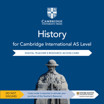 Misc. Supplies Cambridge International as Level History Digital Teacher's Resource Access Card Book