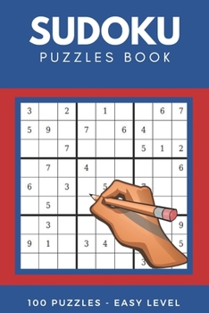 Paperback Sudoku Puzzles Book: Sudoku Travel Puzzle Books with 100 Puzzles Easy Level Included Solutions 6x9" (Puzzles to Keep Your Brain Young) Book