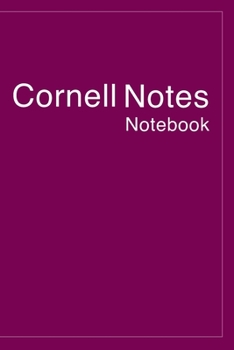 Cornell Notes Notebook: Wonderful Cornell Notes Notebook For Men And Women College Students. Ideal Cornell Notebook Paper And Cornell Note Taking ... Acquire Cornell Notebook To Make Cornell No