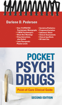 Spiral-bound Pocket Psych Drugs: Point-Of-Care Clinical Guide Book