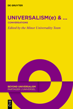 Hardcover Universalism(e) & ...: Conversations Book