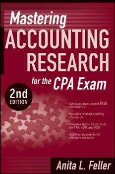 Paperback Mastering Accounting Research for the CPA Exam Book