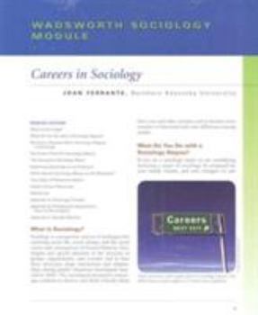 Paperback Careers in Sociology Book