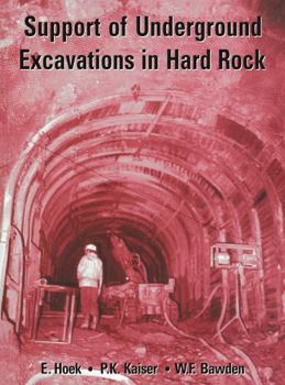 Paperback Support of Underground Excavations in Hard Rock Book