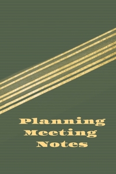 Paperback Planning Meeting Notes Book
