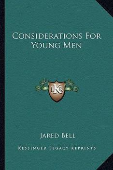 Paperback Considerations For Young Men Book