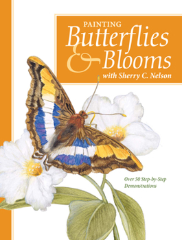 Paperback Painting Butterflies & Blooms Book
